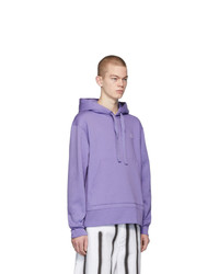 Sweat à capuche violet clair Acne Studios