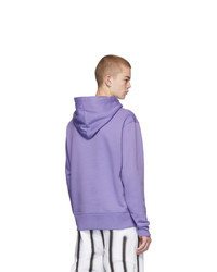 Sweat à capuche violet clair Acne Studios