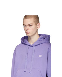 Sweat à capuche violet clair Acne Studios