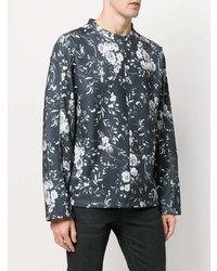 Sweat-shirt à fleurs gris foncé McQ Alexander McQueen