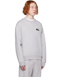 Sweat-shirt argenté Lacoste