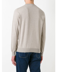 Sweat-shirt beige Canali