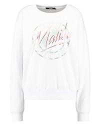 Sweat-shirt blanc Bik Bok