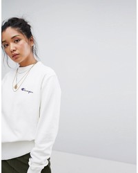 Sweat-shirt blanc Champion