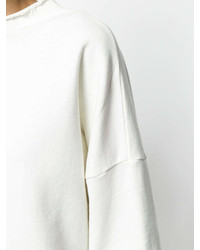 Sweat-shirt blanc Mauro Grifoni