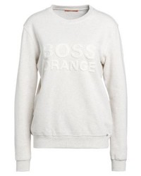 Sweat-shirt blanc Hugo Boss