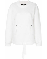 Sweat-shirt blanc Karl Lagerfeld