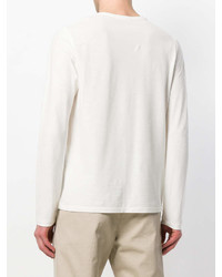 Sweat-shirt blanc Roberto Collina