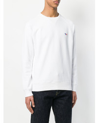 Sweat-shirt blanc MAISON KITSUNÉ