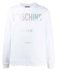 Sweat-shirt blanc Moschino