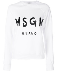 Sweat-shirt blanc MSGM