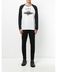 Sweat-shirt blanc John Varvatos