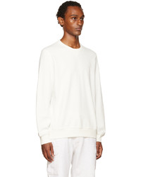 Sweat-shirt blanc Brunello Cucinelli