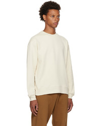 Sweat-shirt blanc Dries Van Noten