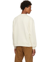 Sweat-shirt blanc Dries Van Noten