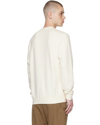 Sweat-shirt blanc Sunspel