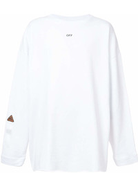 Sweat-shirt blanc Off-White
