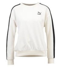 Sweat-shirt blanc Puma
