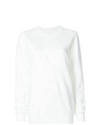 Sweat-shirt blanc Rick Owens DRKSHDW