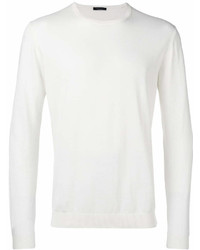 Sweat-shirt blanc Roberto Collina