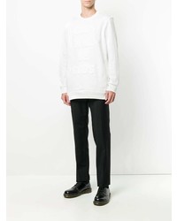 Sweat-shirt blanc Neil Barrett