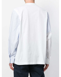 Sweat-shirt blanc Cédric Charlier