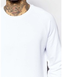 Sweat-shirt blanc Asos