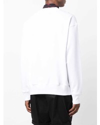 Sweat-shirt blanc Moschino