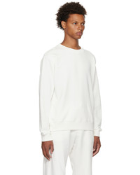 Sweat-shirt blanc Dries Van Noten