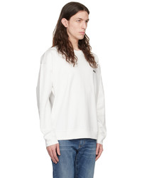 Sweat-shirt blanc Zegna