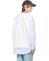 Sweat-shirt blanc Feng Chen Wang