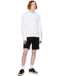 Sweat-shirt blanc Lacoste