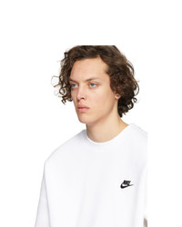 Sweat-shirt blanc Nike