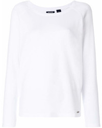 Sweat-shirt blanc Woolrich