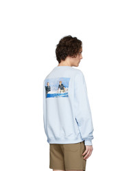 Sweat-shirt bleu clair Martin Asbjorn