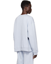 Sweat-shirt bleu clair Dries Van Noten