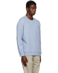 Sweat-shirt bleu clair Brunello Cucinelli