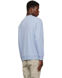 Sweat-shirt bleu clair Brunello Cucinelli