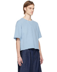 Sweat-shirt bleu clair Maison Margiela