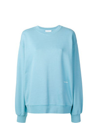 Sweat-shirt bleu clair Calvin Klein