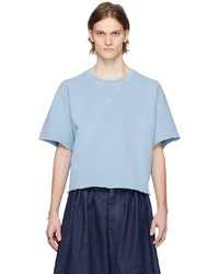 Sweat-shirt bleu clair Maison Margiela