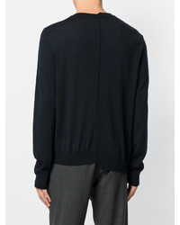 Sweat-shirt bleu marine Cédric Charlier