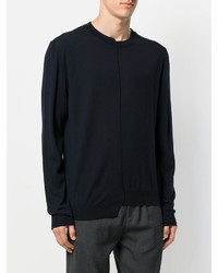 Sweat-shirt bleu marine Cédric Charlier