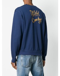 Sweat-shirt bleu marine Wild Donkey