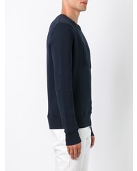 Sweat-shirt bleu marine AMI Alexandre Mattiussi