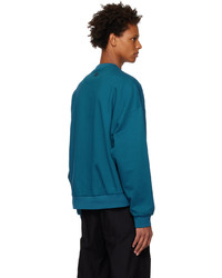 Sweat-shirt bleu marine Wooyoungmi