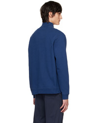 Sweat-shirt bleu marine Sunspel