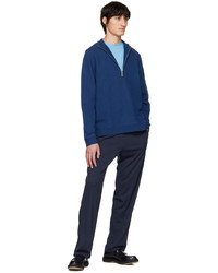 Sweat-shirt bleu marine Sunspel