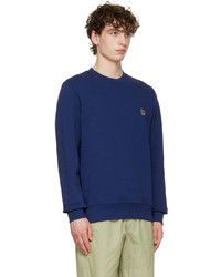 Sweat-shirt bleu marine Ps By Paul Smith