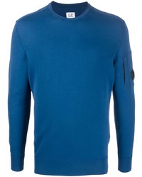 Sweat-shirt bleu marine C.P. Company